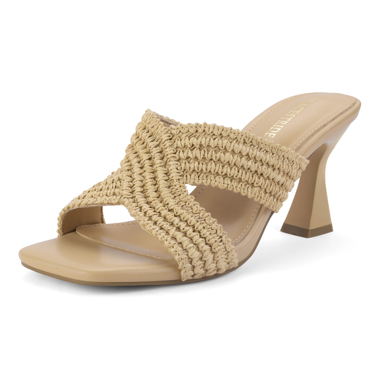 Chunky Square Toe Mule Sandals