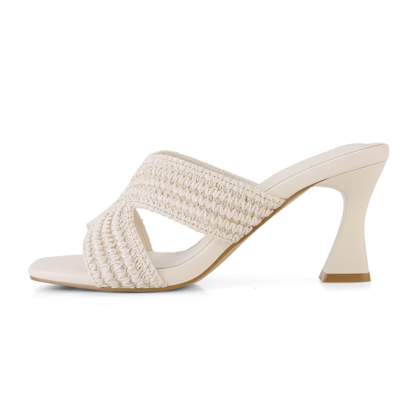Chunky Square Toe Mule Sandals