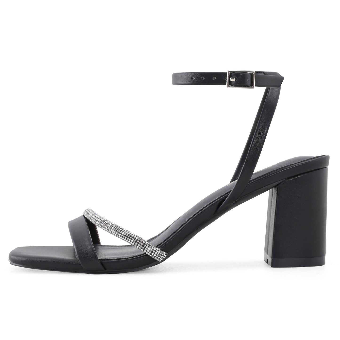 Rhinestone Strappy Heels