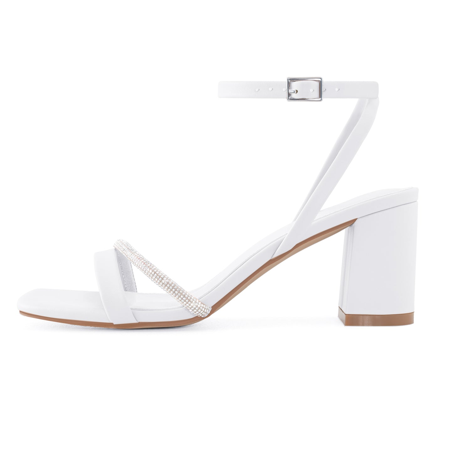 Rhinestone Strappy Heels