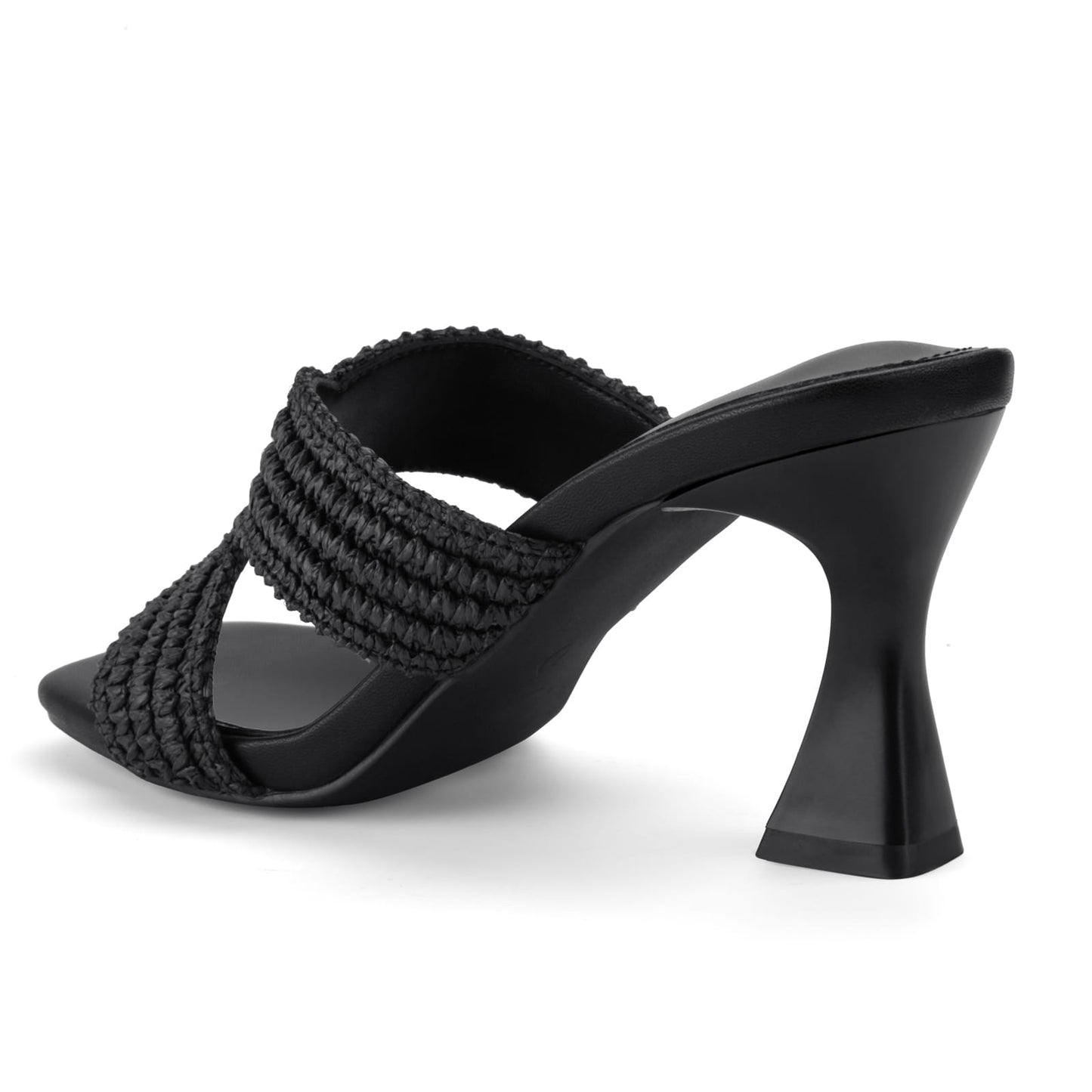 Chunky Square Toe Mule Sandals