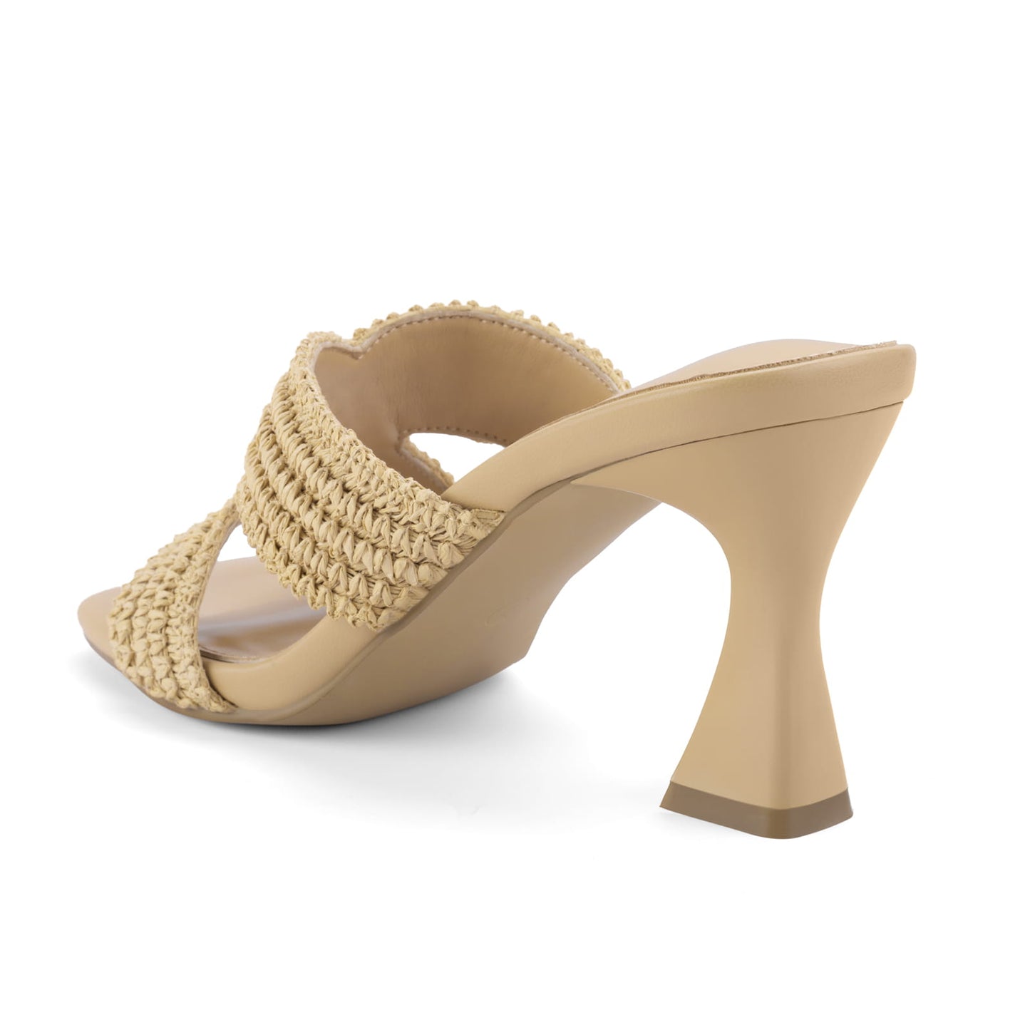 Chunky Square Toe Mule Sandals