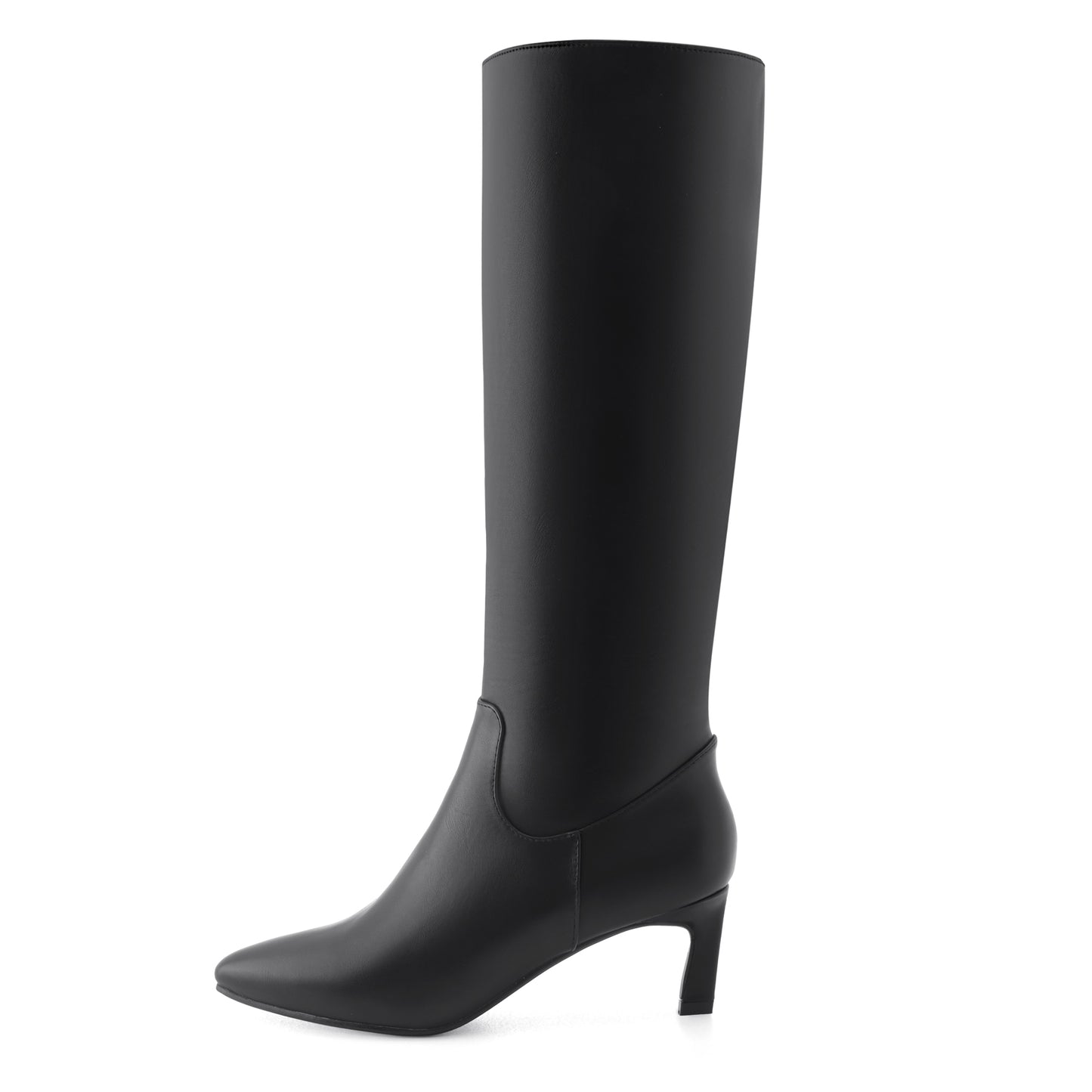 Kitten Heel Knee High Boots