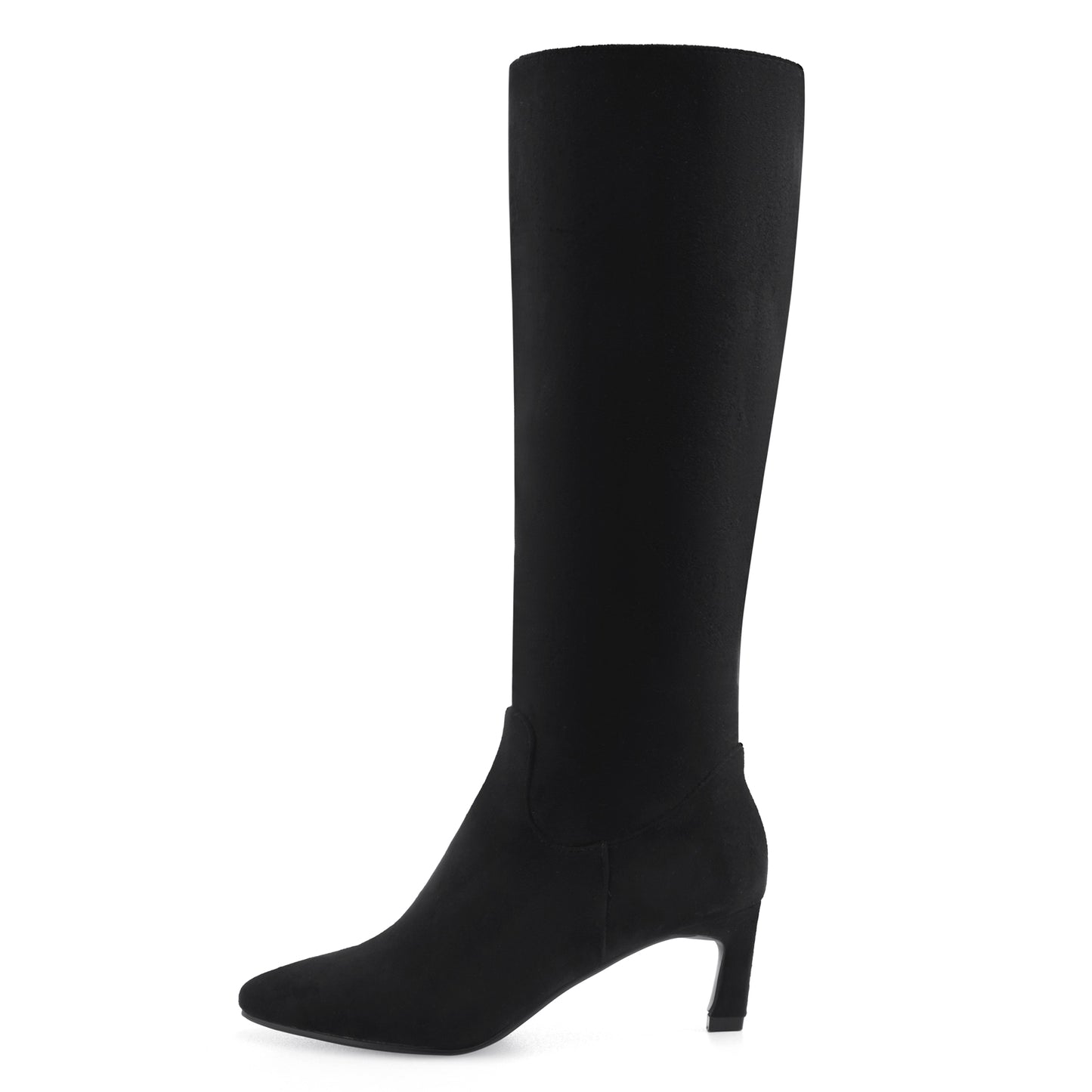 Kitten Heel Knee High Boots