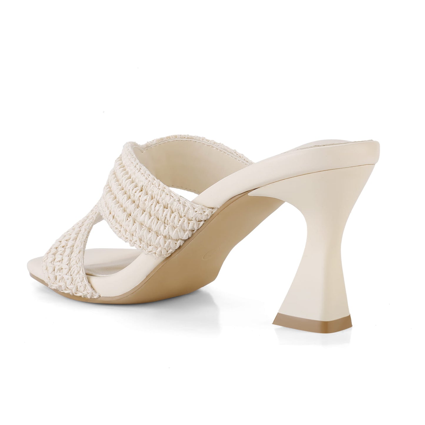 Chunky Square Toe Mule Sandals