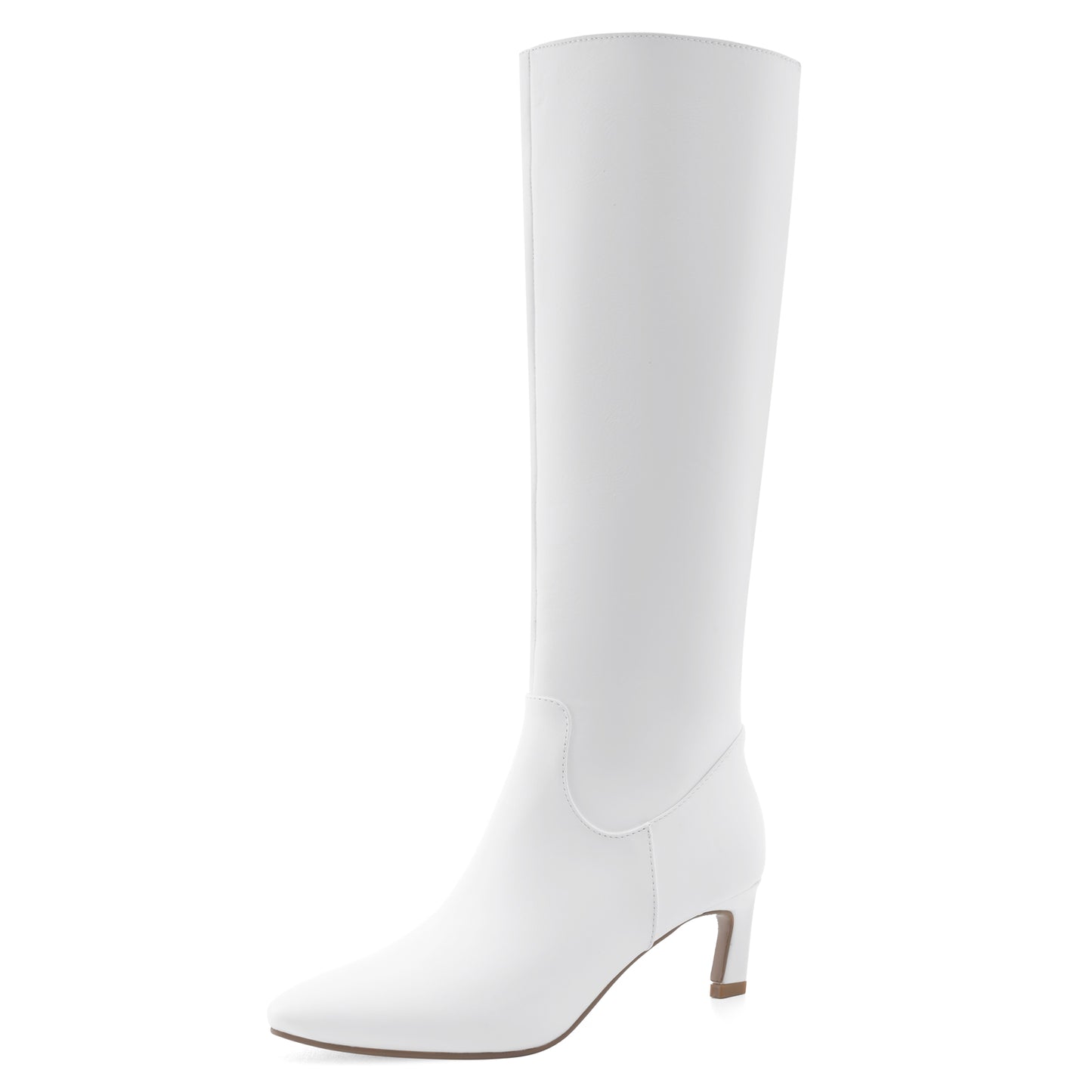 Kitten Heel Knee High Boots