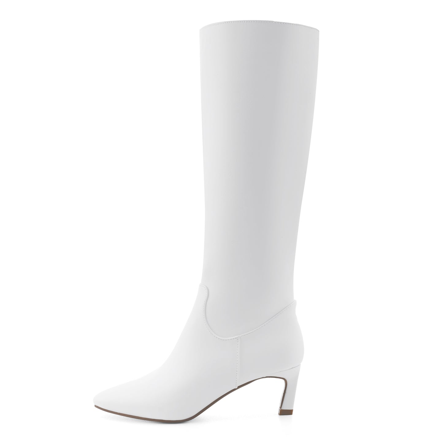 Kitten Heel Knee High Boots